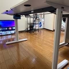 電動昇降式デスク【幅140*奥行き60cm】の画像