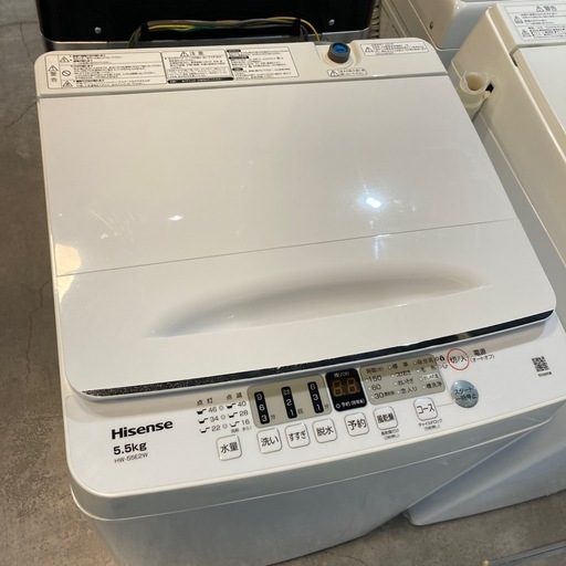 ジモティー割】ハイセンス 2023年製 5.5kg 洗濯機（ID1845）