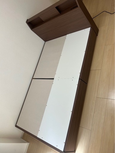 配達可【セミダブルベッドフレーム】【管理番号0214】野