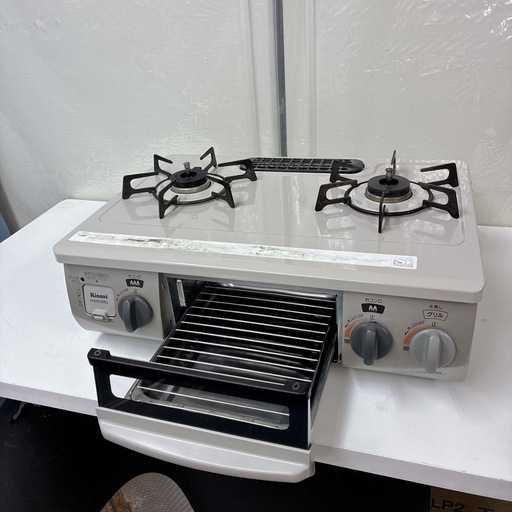 【?買取市場 6ヶ月保証】S177 ⭐Rinnai | リンナイ  都市ガスコンロ 水無し片面焼きグリル 18年製 RT33NJH-Ｌ