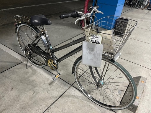 【大人用】整備済中古自転車 CBA27型マグニファス 銀色 <自転車のオオムラ 静岡店>