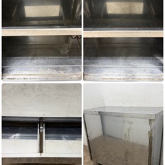 ステンレス　業務用　扉引き出し付き　作業台　厨房　飲食店　W９００ｘＤ４５０ｘＨ８００ｍｍの画像