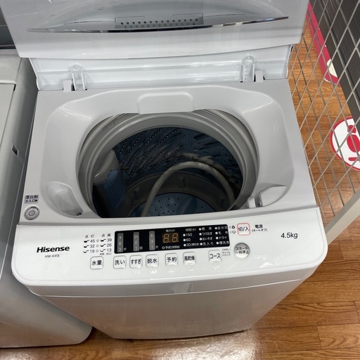 全自動洗濯機 Hisense HW-K45E 2025年製