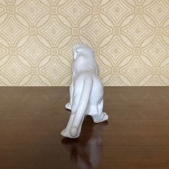 美品 陶芸 虎 白 アンティークの画像