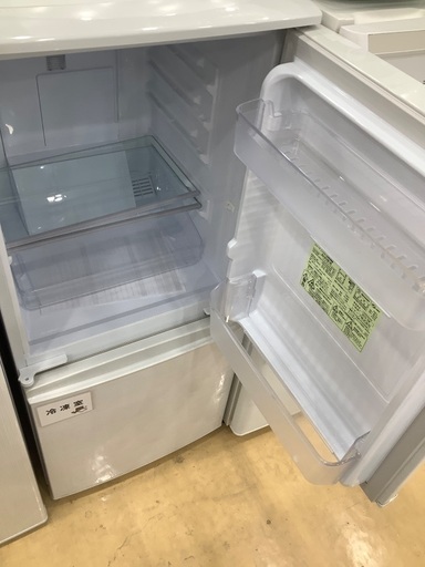 【半年間動作保証付き】SHARP 2ドア冷蔵庫　SJ-D14E-W  2019年製　137L