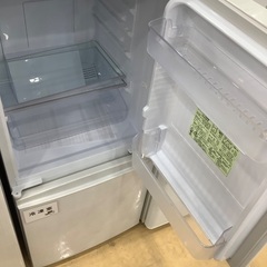 【半年間動作保証付き】SHARP 2ドア冷蔵庫　SJ-D14E-W  2019年製　137Lの画像