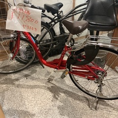 大特価！！　3段ギア通勤、通学用自転車　美品　一部地域配達可の画像