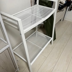 イケヤ　2段シェルフの画像