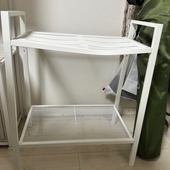 イケヤ　2段シェルフの画像