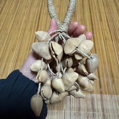 【美品】ブレスシェイカー  手作り レインスティック アンティーク 楽器 演奏 効果音 音楽療法 癒しの画像