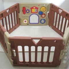 ベビーサークル 日本育児 ミュージカルキッズランドEX パネル8枚の画像