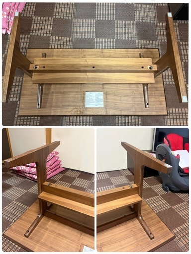 無印良品リビングでもダイニングでもつかえるテーブル 