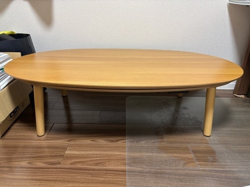 無印良品  こたつにもなるローテーブル大