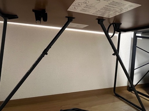 ※k様専用 【無印】木製折りたたみテーブル【幅120cm】
