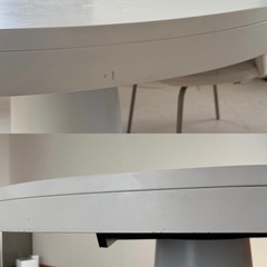 【訳あり格安商品】boconcept　円形テーブル　白の画像