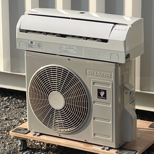 取付け可 ! !◇シャープ エアコン 6畳用 2018年製 プラズマクラスター 内部クリーンAY-G22TD 保証付き！取り外し無料 