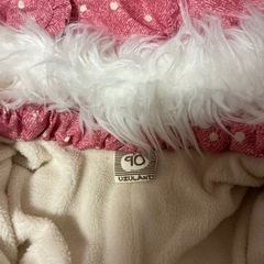 UZULAND ピンク ドット柄 スキーウェア 90cmの画像