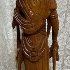 木彫りの観音像 【多可町】の画像