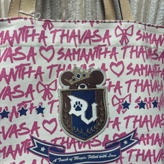 サマンサタバサ、ディズニー　トートバック　　　中古品美品の画像