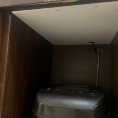 キッチンカウンター　食器棚　ウォルナット　2-20までに引き取りの画像