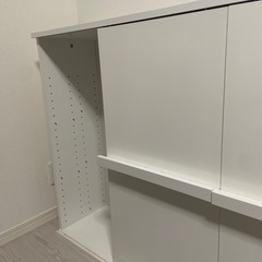 オープンラック 扉付き 収納の画像