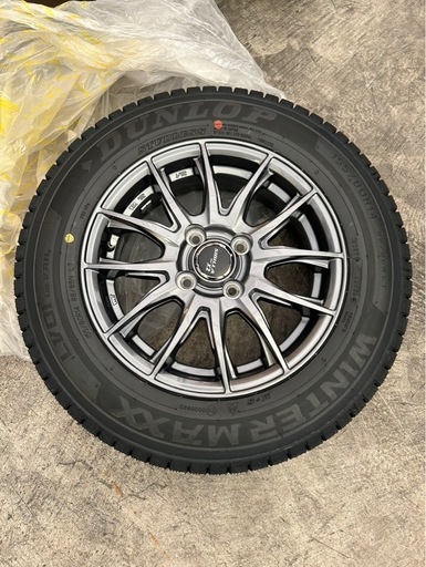 新品スタッドレス4本トヨタ プロボックス用 155/80R14 88/86N ダンロップ ウィンターマックス LV01 for VAN