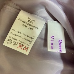 パープル　ドレスの画像