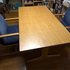 無印良品 リビングでもダイニングでも使えるテーブル・チェアの画像