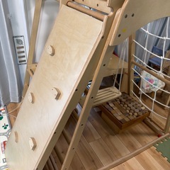 木製　ジャングルジムの画像