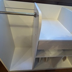 ツインランドセルラック キャスター付きの画像