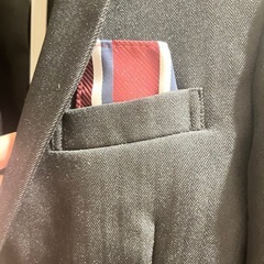 ブラックストライプスーツ 120の画像