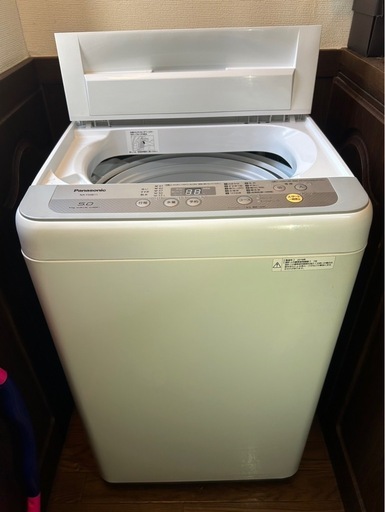Panasonic 全自動洗濯機 5.0kg NA-F50B11 動作良好
