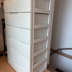 中古！6段タンス　家具　収納家具　幅81㎝ｘ奥行51㎝ｘ高さ138の画像