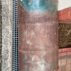 焚き火台素材・加工用ドラム半切りの画像