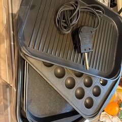 鉄板、たこ焼き器、焼肉プレート、ホットプレートの画像