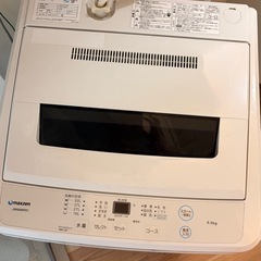 maxzen  家庭用全自動洗濯機　6kg 取引中ですの画像
