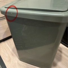 【45L】プッシュ＆ペダル式ゴミ箱 SABIRO グリーンの画像