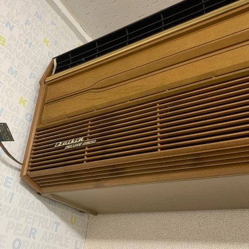 レトロなダイキン　エアコン　動きます