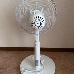 2024年製　 アイリスオーヤマ 扇風機 首振り 風量3段階 タイマー機能付き 換気 リビング扇 ホワイト PF-301RA-Wの画像