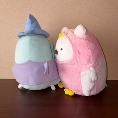 すみっこぐらし 着ぐるみ しろくま ハロウィン とかげ 2個セットの画像