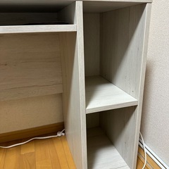 デスク 白 ニトリの画像