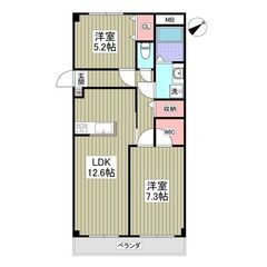 🔥敷礼0✨FR1ヶ月🔥水回り一新フルリノベ2LDK🔥収入・…