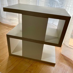 S字ラック サイドテーブル 棚の画像