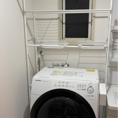 ニトリ　洗濯機ラックの画像