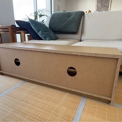 【美品】テレビボード/AVボード - ニトリ(ローボード LN01 115 LBR)の画像