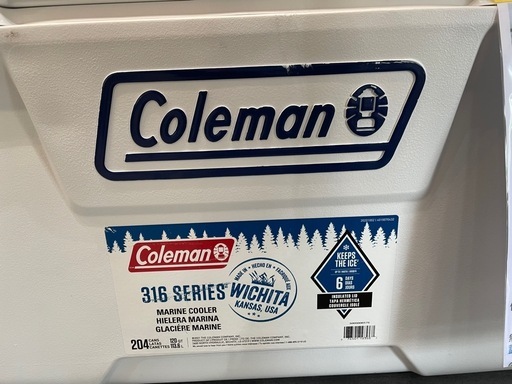 【マリンクーラー】【Coleman】【113.6L】【アウトドア用品】クリーニング済み【管理番号0215】野
