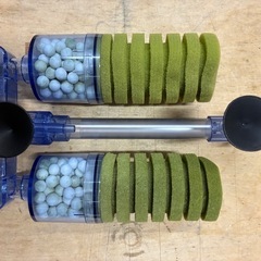 スポンジフィルター　濾過材コンテナ搭載の画像