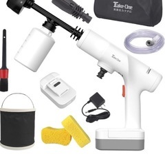 Take-One(テイクワン) コードレス高圧洗浄機 HW200 1.1kg 超軽量 ハンディウォッシャー 充電式 大容量バッテリー ポータブルウォッシャー 2.2Mpa ハイパワーの画像