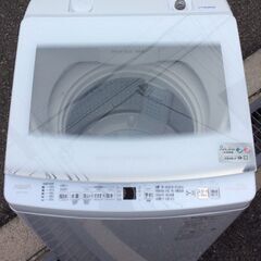 【RKGSE-426】特価！アクア/7kg/全自動洗濯機/AQW-V7P/中古品/2023年製/弊社近隣無料配達/来店引取値引ありの画像