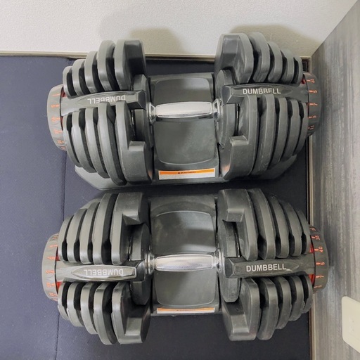 【金額相談可 早い者勝ち】40kg×2個  DUMBBELL可変式ダンベル（アジャスタブルダンベル）